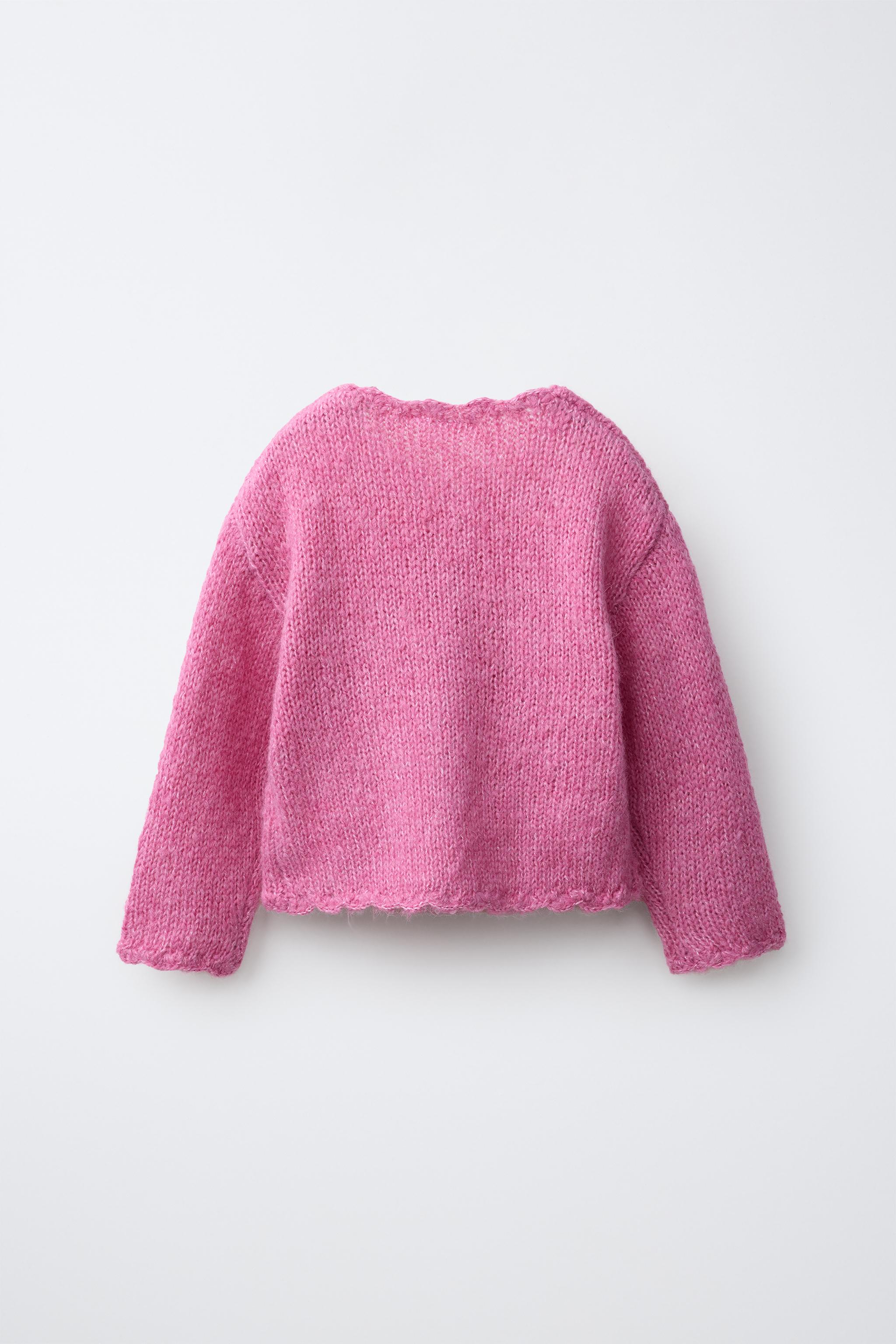 BASIC CARDIGAN — Pink