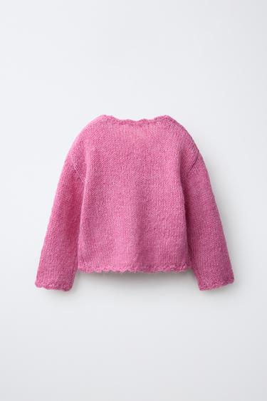BASIC CARDIGAN — Pink 2