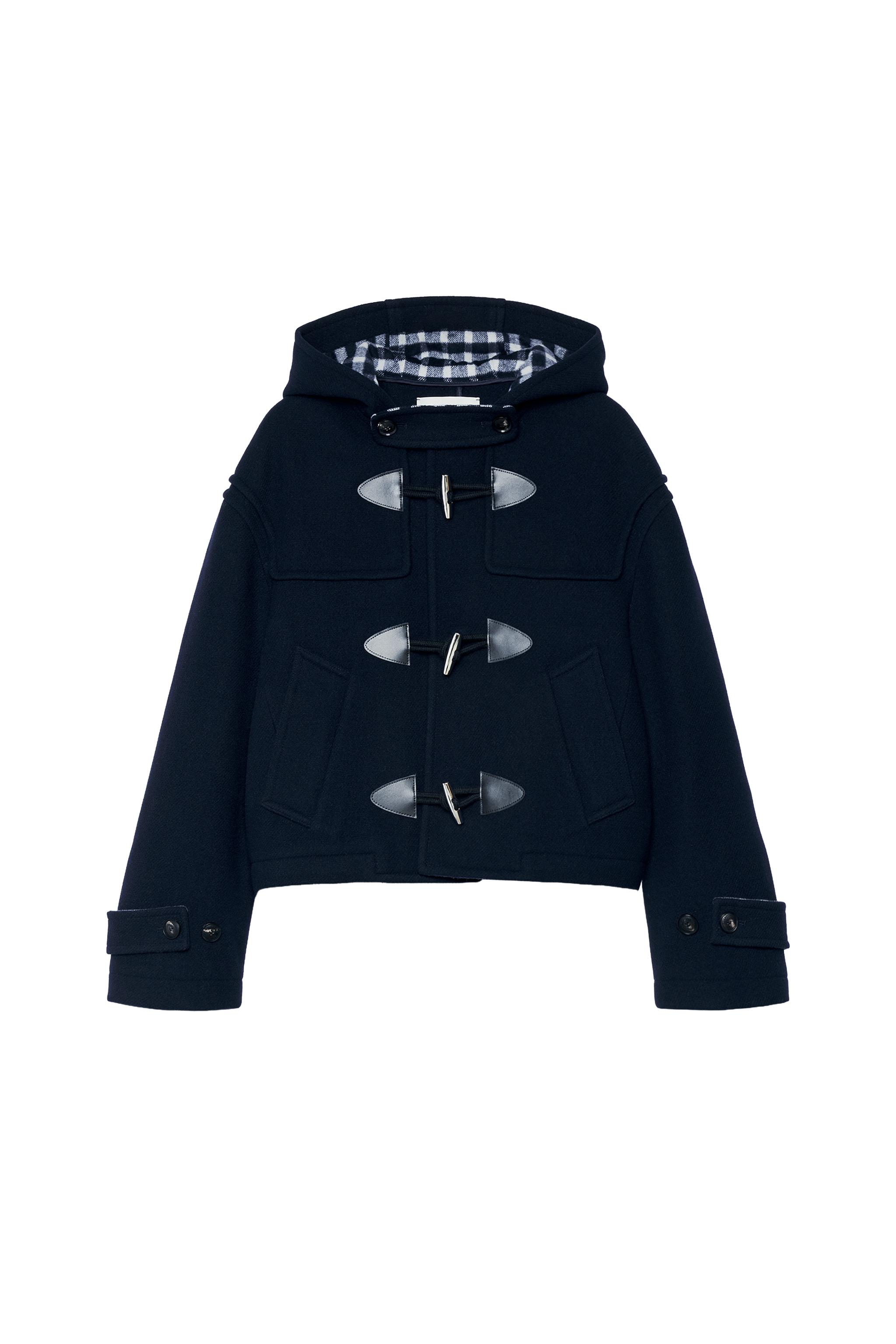 CHAQUETÓN CROPPED FIT 100% LANA