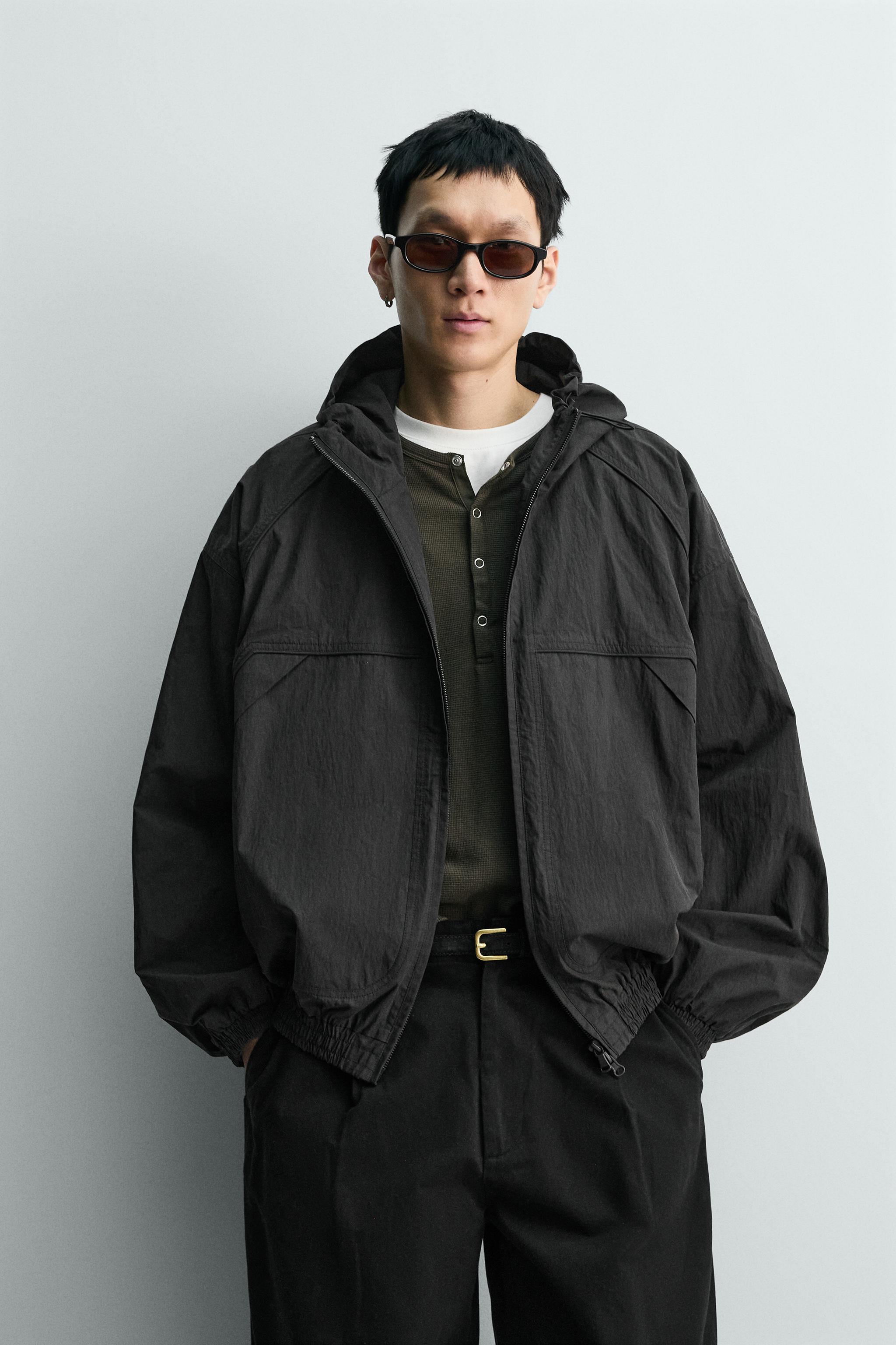 リラックスフィットテクニカルジャケット - ベージュ | ZARA Japan / 日本