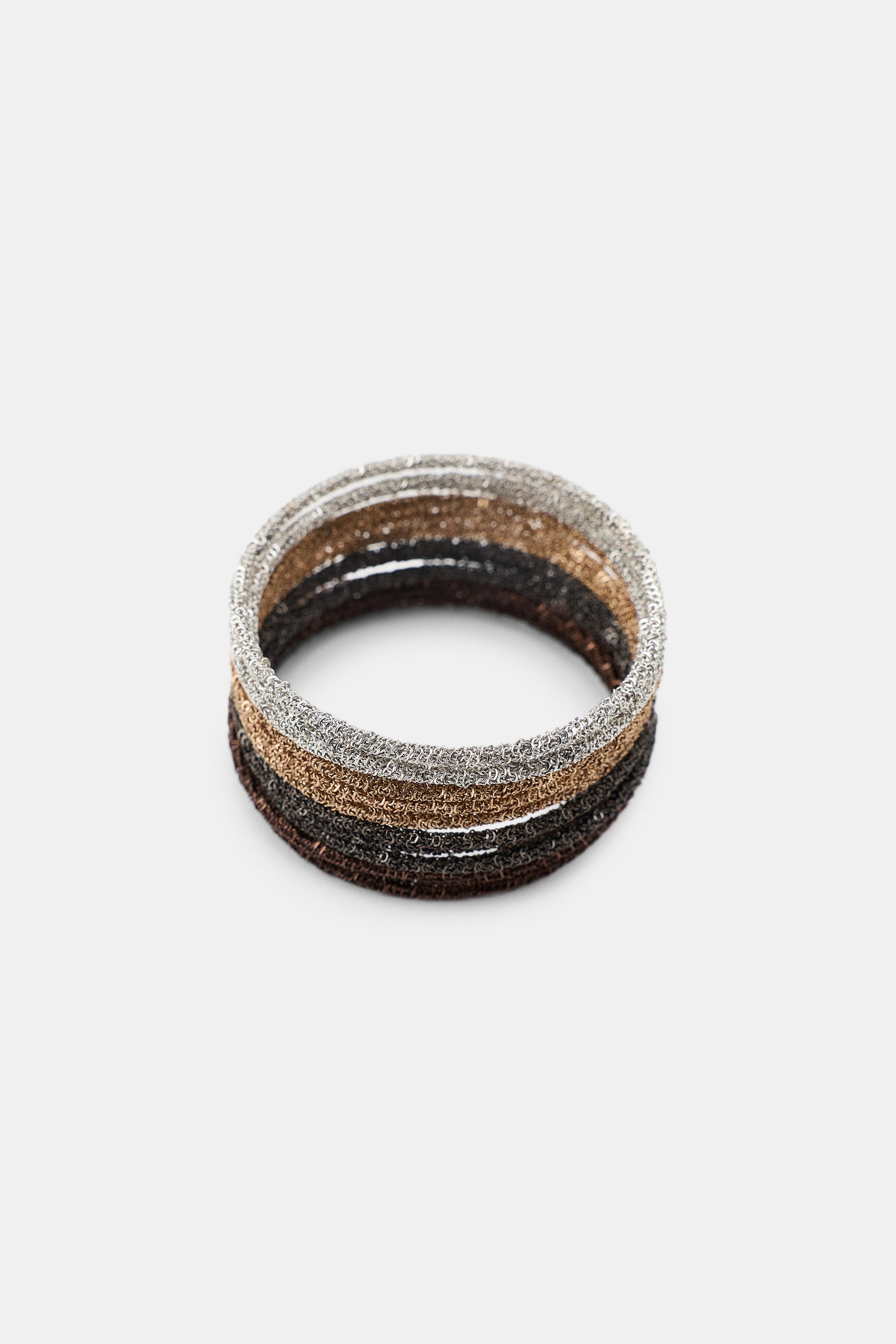 LOT DE BRACELETS MÉTALLIQUES COMBINÉS