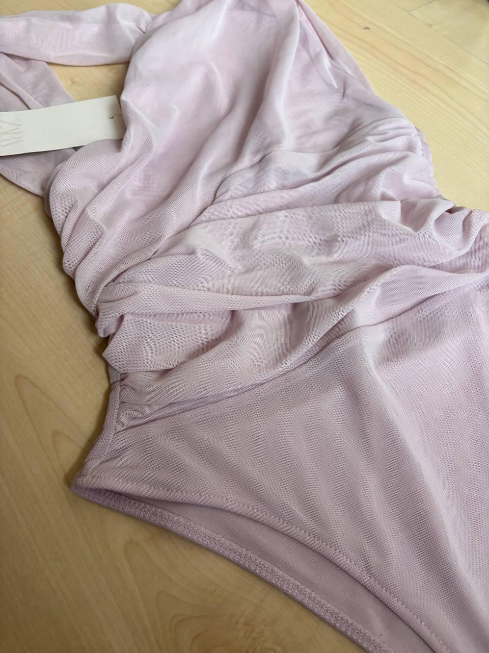 DRAPED TULLE BODYSUIT - Image 4