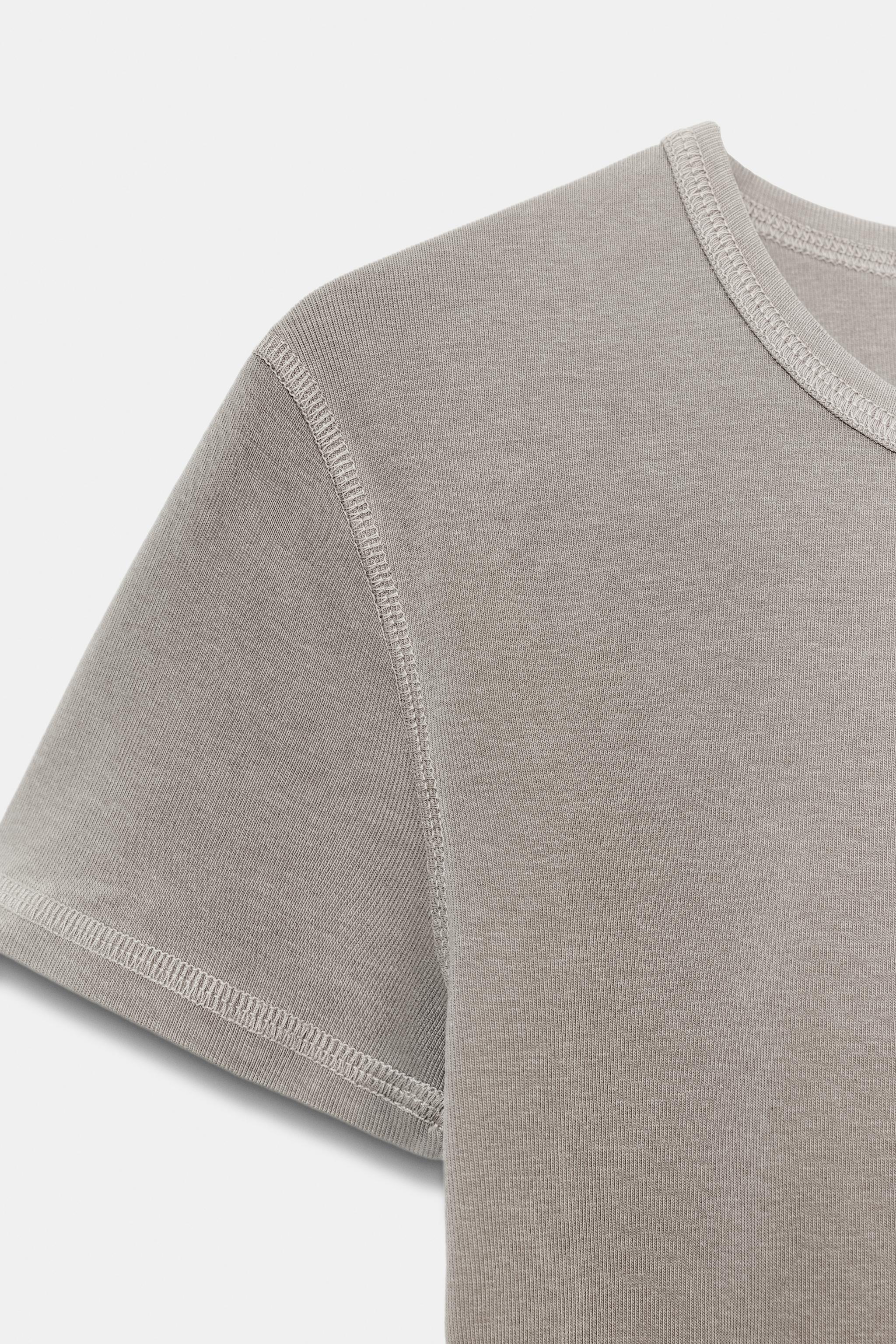 SHORT SLEEVE TEXT T-SHIRT