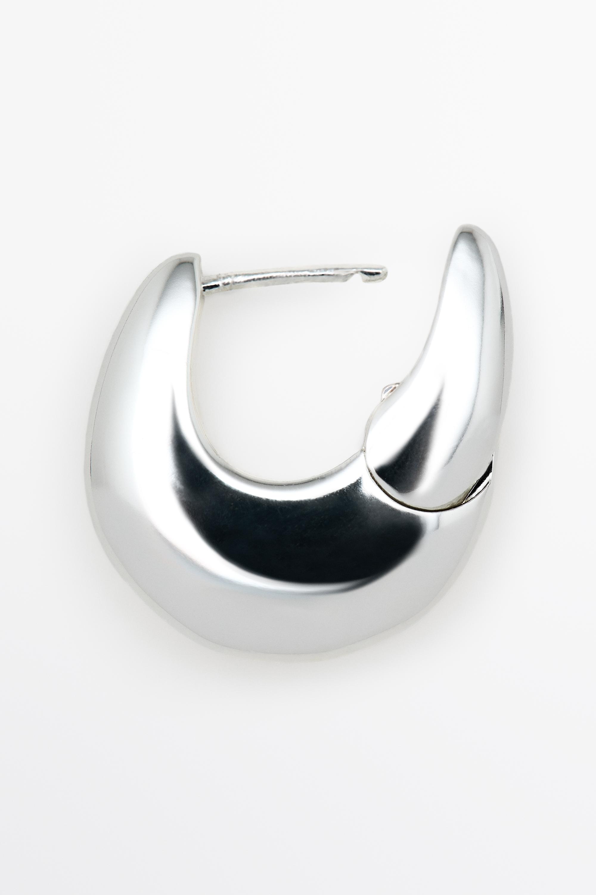 XS oval hoop earrings