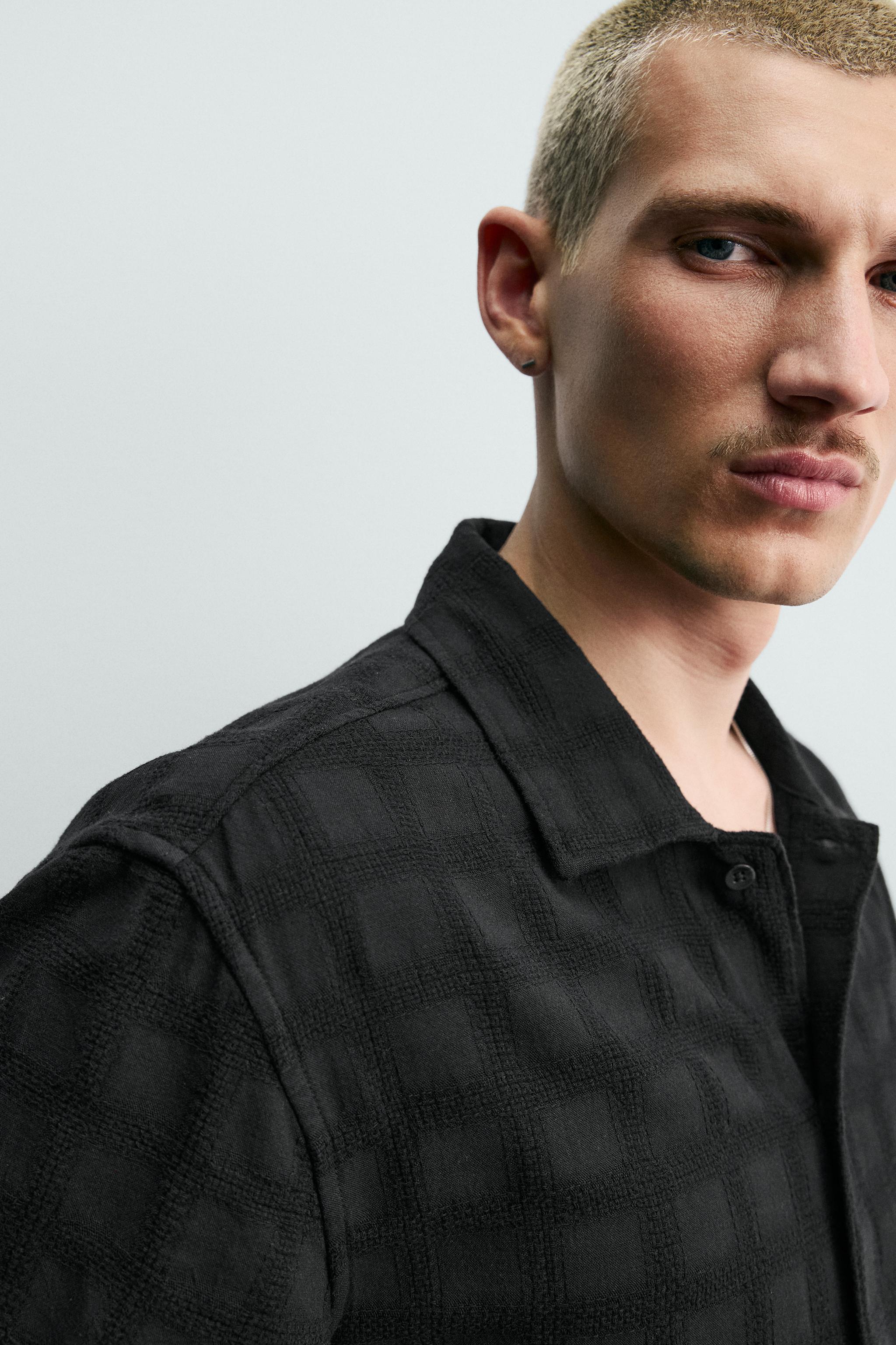 WASHED TEXTURED SHIRT