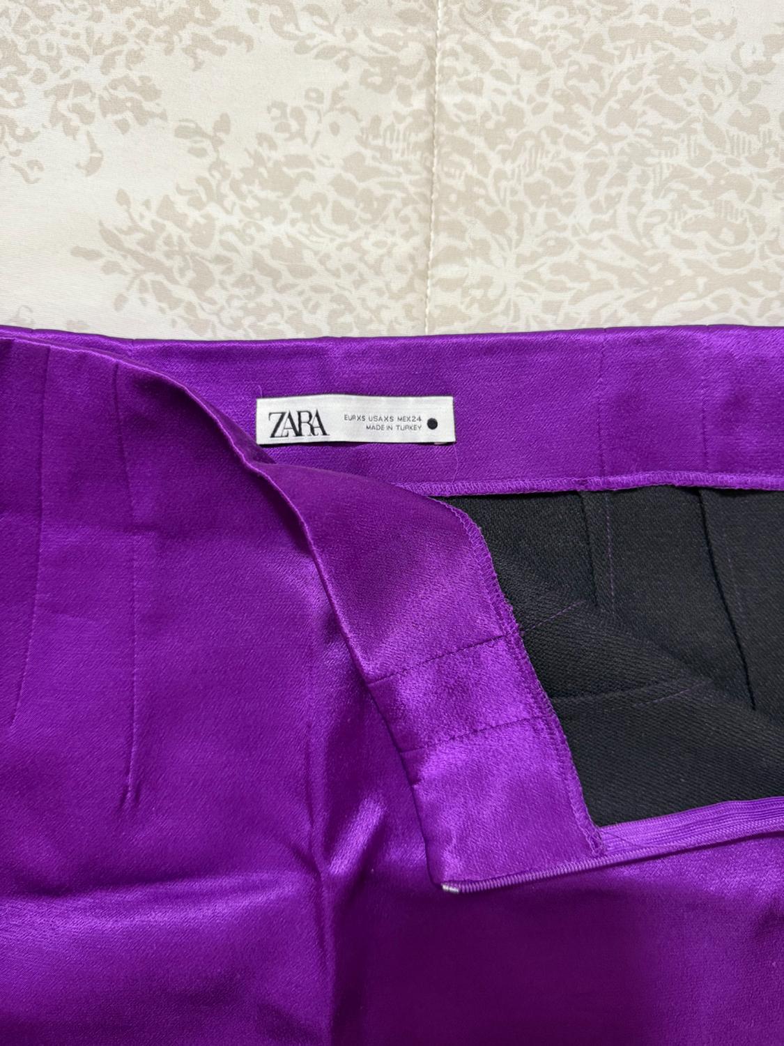 SATIN-FINISH MINI SKIRT - Image 4