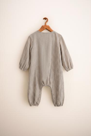 ZARA TIMELESS - STRIPED JUMPSUIT - Ecru by Zara - Image 1