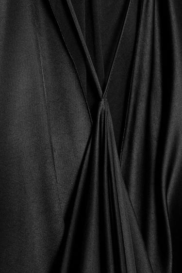 ROBE SATINÉE ZW COLLECTION - Noir de Zara - Image 8