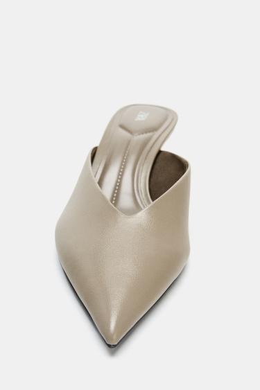 CHAUSSURES MULES - Gris taupe de Zara - Image 5