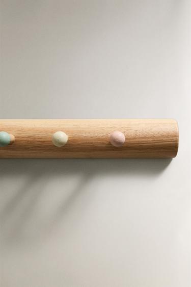 PORTEMANTEAU MURAL ENFANT MULTICOLORE - Beige clair de Zara - Image 3