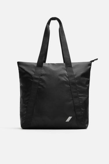 SPORTS SHOPPER BAG - Black by Zara