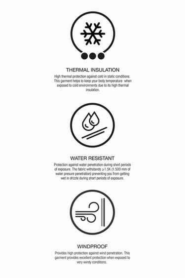 SALOPETTE LONGUE RÉSISTANTE À L'EAU ET AU VENT À POIS - Noir de Zara - Image 7