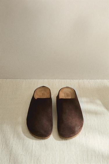 SABOT CUIR MINIMALISTE - Marron de Zara - Image 6
