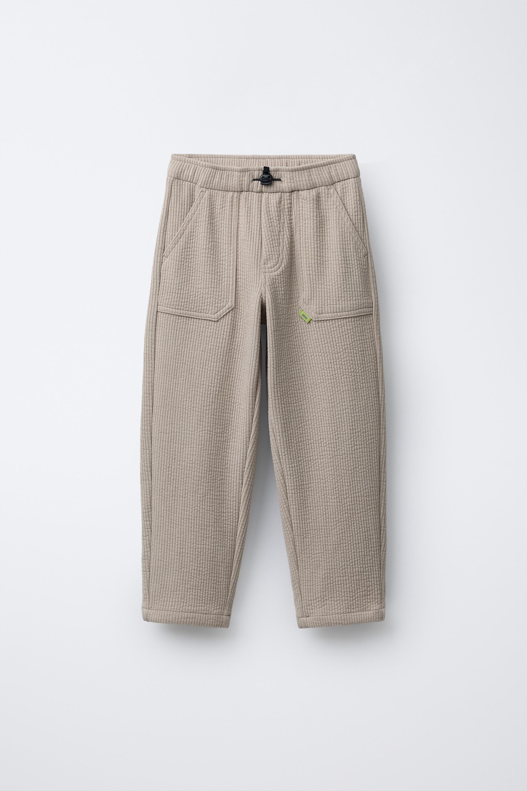 ゴリラゴリ COMFORT CORDUROY PANTS - Light beige | ZARA United States