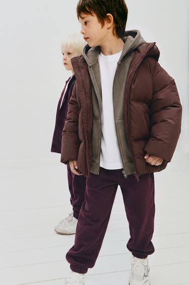 SUDADERA CREMALLERA CAPUCHA - Marrón / Topo de Zara