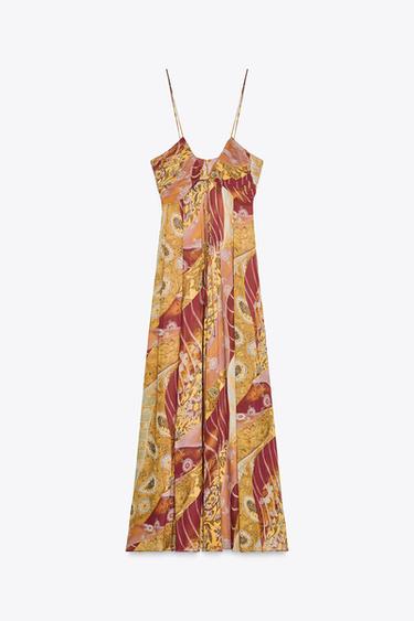 ROBE MI-LONGUE IMPRIMÉE ZW COLLECTION - 024 de Zara - Image 5