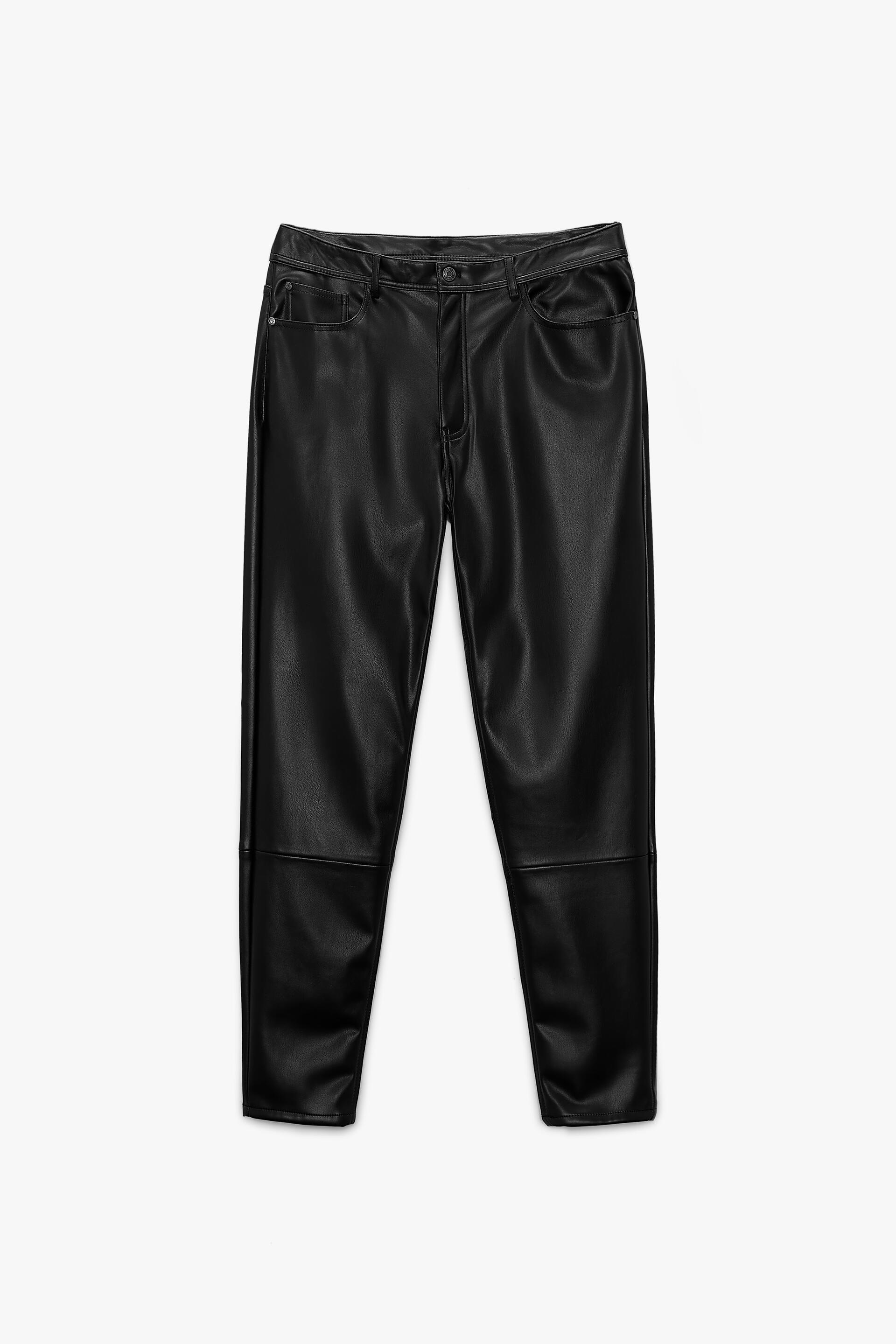 Zara man leather pants sales