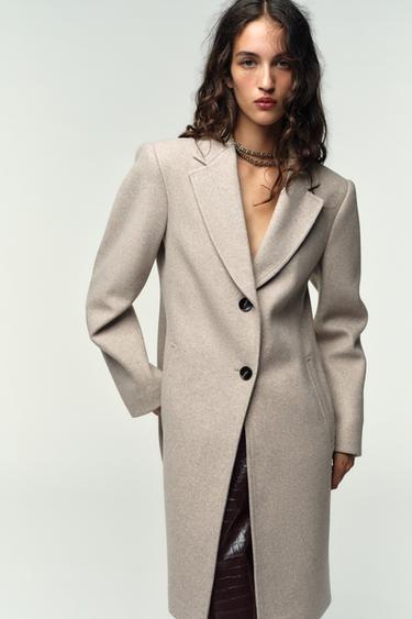 MANTEL BANTALAN BAHU SOFT - sawo matang dari Zara