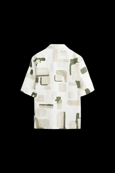 RELAXED-FIT-HEMD - Khaki von Zara
