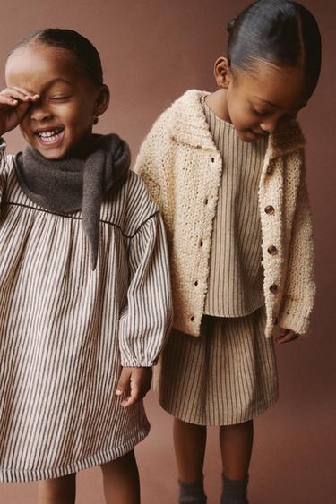 ZARA TIMELESS - STRIPED WOOL BLOUSE - camel by Zara