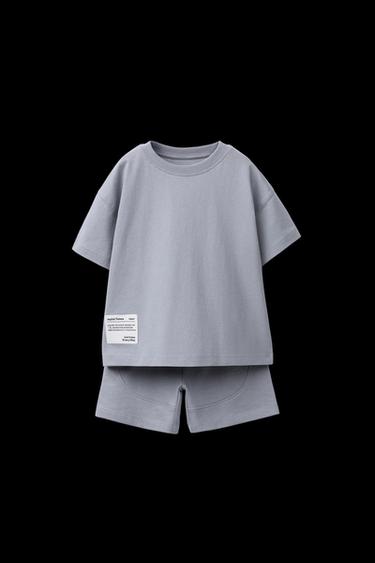 LABEL JOGGING SET - Light grey by Zara - Image 0