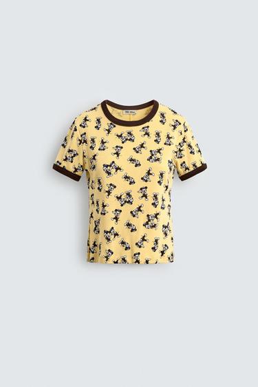 ÁO PHÔNG MORTY + FERDY HARRY LAMBERT FOR ZARA X DISNEY - Màu vàng từ Zara