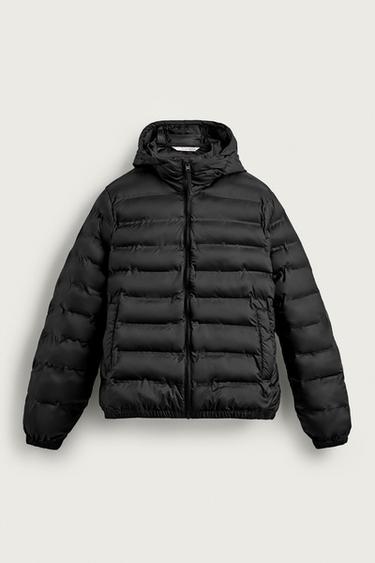 CAZADORA ACOLCHADA LIGERA WATER REPELLENT - Negro de Zara