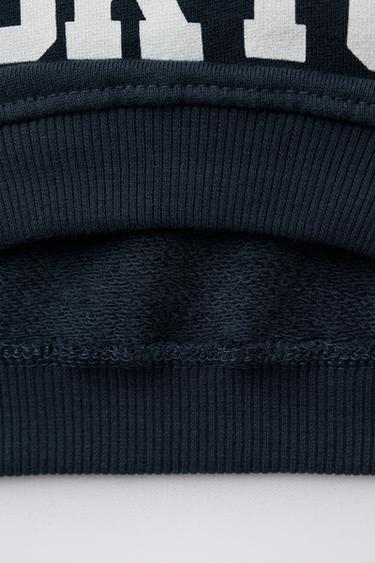 SLOGAN PATCH SWEATSHIRT - Blue by Zara - Image 3