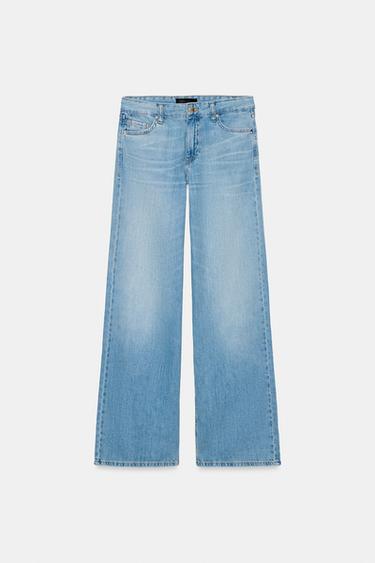 JEANS Z1975 WIDE LEG MIT NIEDRIGEM BUND - Hellblau von Zara