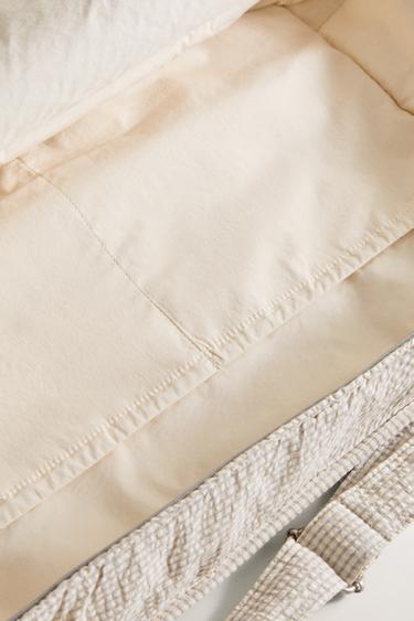 VALISE DE VOYAGE ENFANT À CARREAUX VICHY - Gris de Zara - Image 3