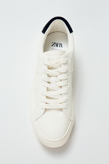TENIS DETALLE ESTAMPADO ANIMAL - Blanco Crudo de Zara