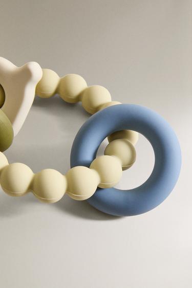 BABY TEETHER WITH SHAPES - Green by Zara - Image 3