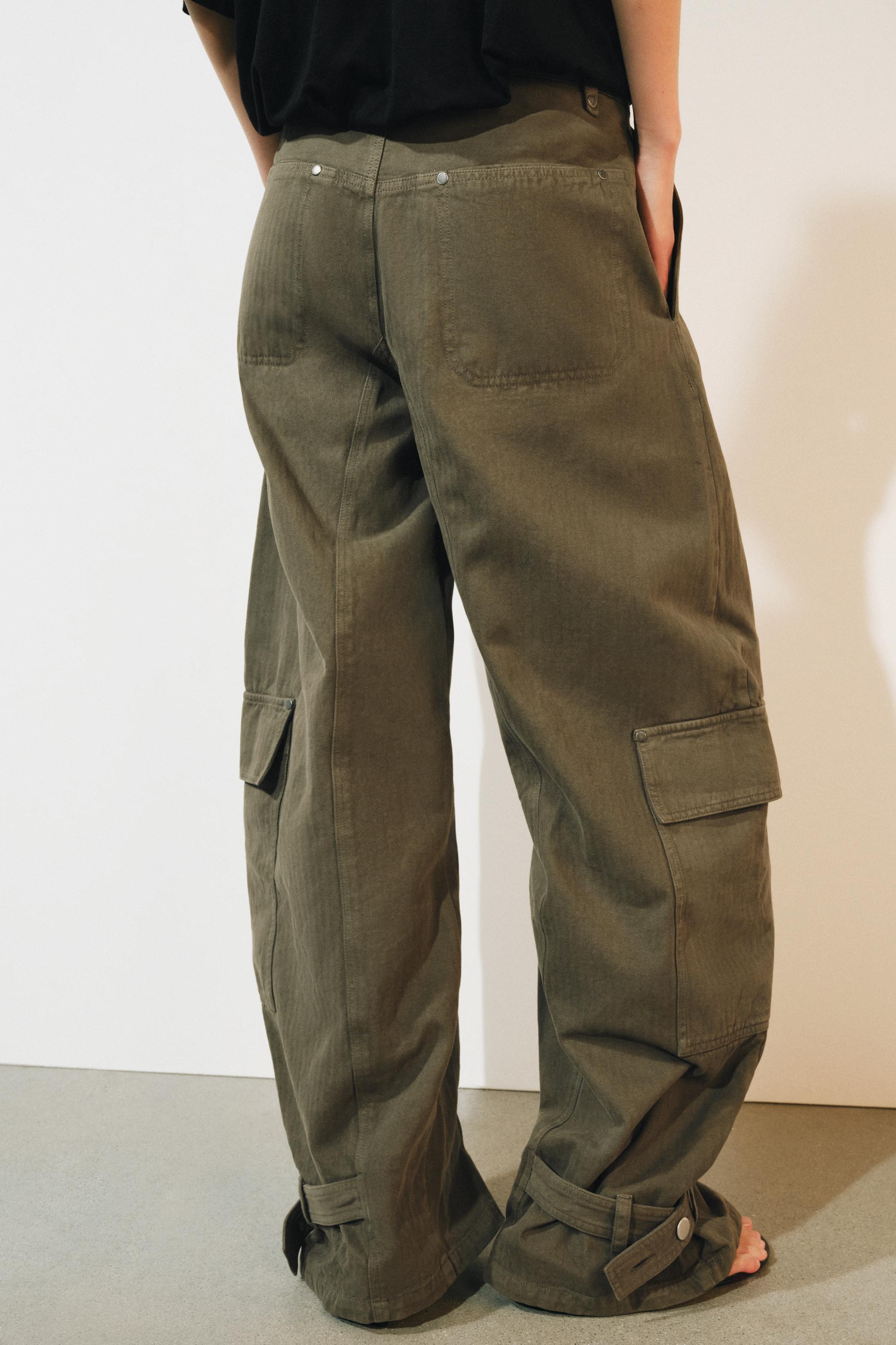 ZW COLLECTION BARREL CARGO PANTS