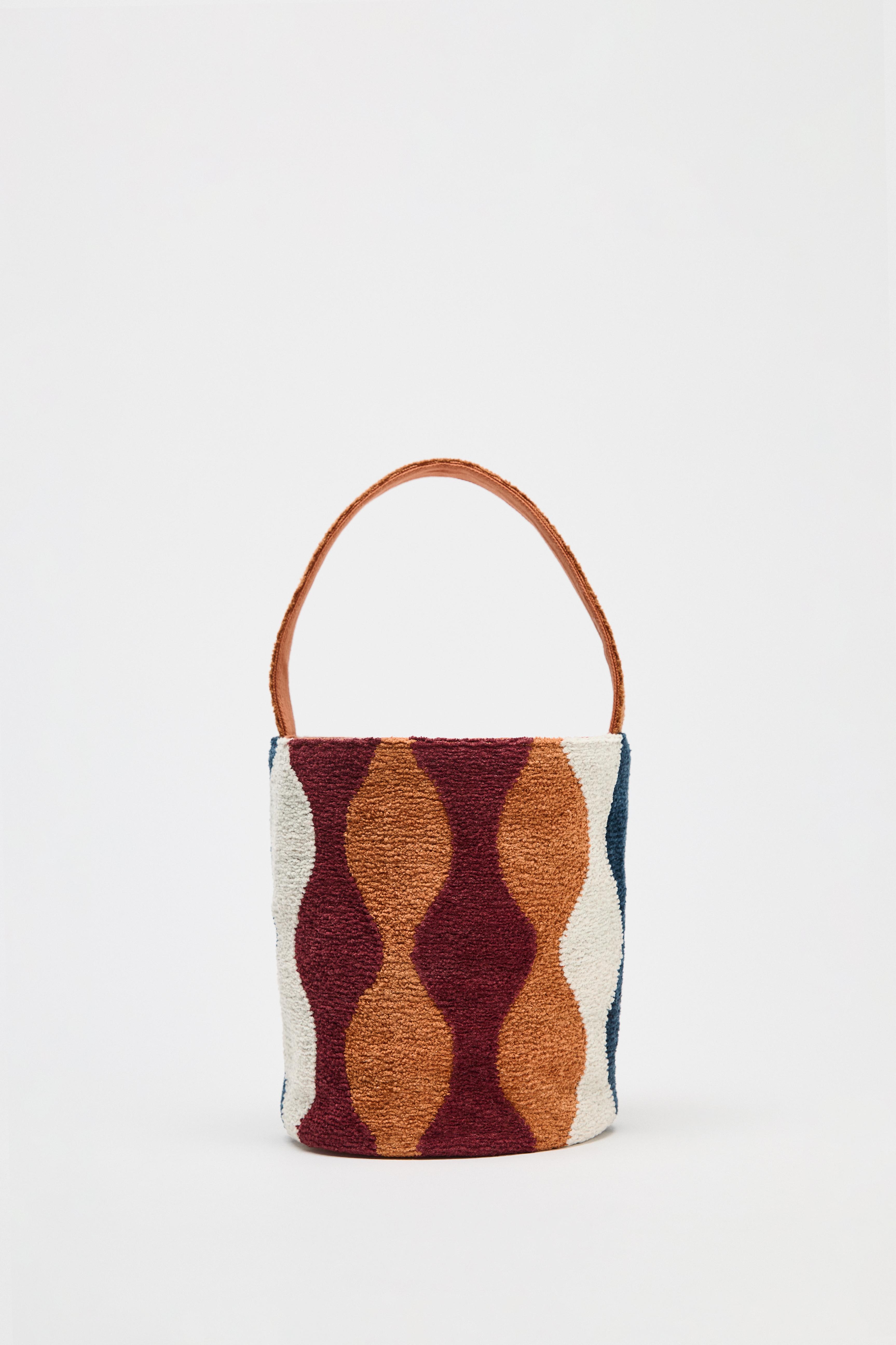 COLORFUL MINI CYLINDRICAL BUCKET BAG