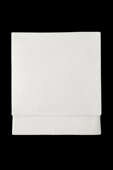 Zara BASIC KNIT SCARF - Ecru - Image 0