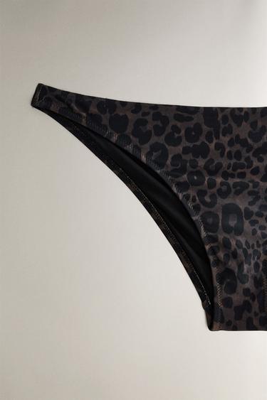 BAS DE BIKINI DE PLAGE IMPRIMÉ ANIMAL - Leopard de Zara - Image 2