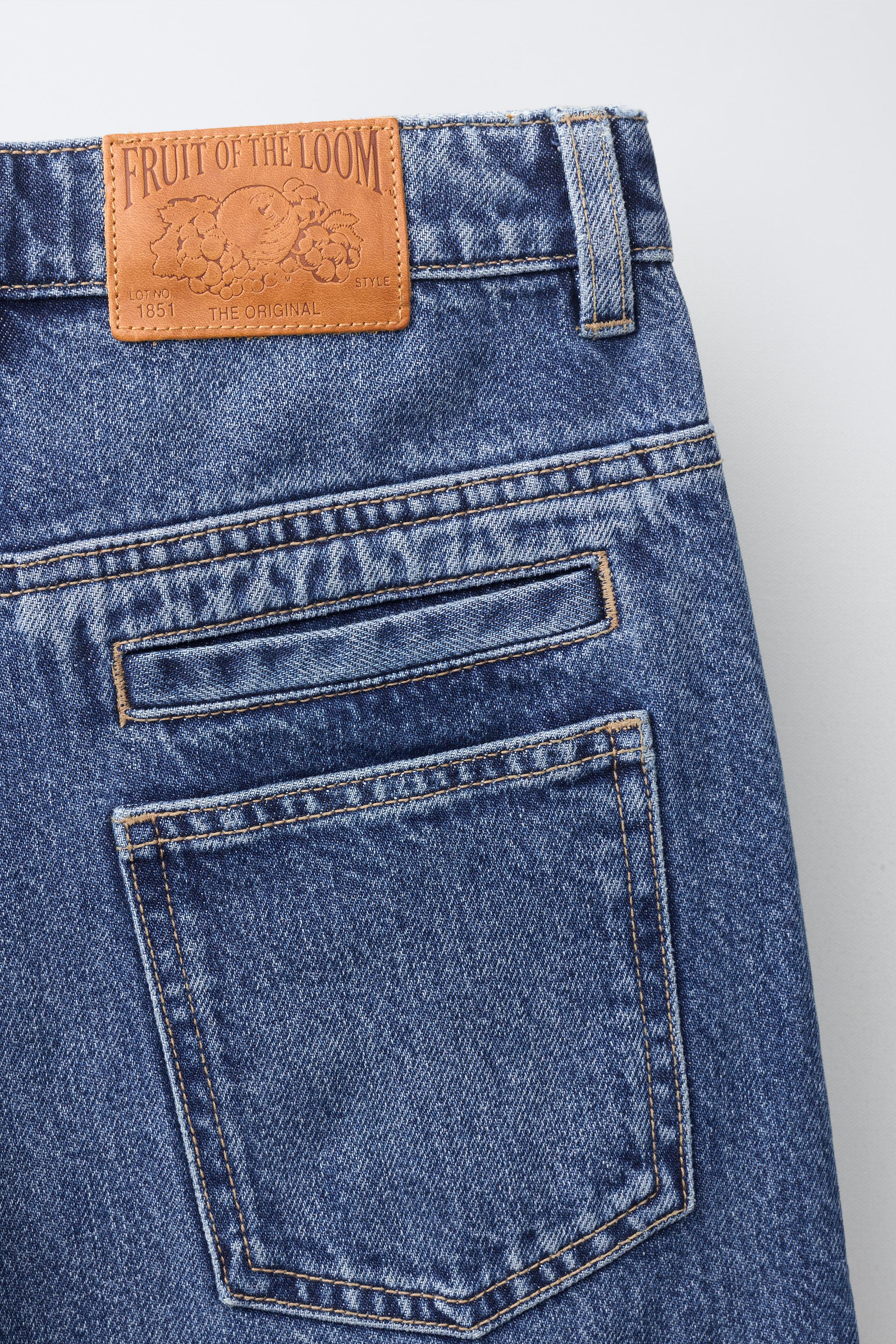 BERMUDA LONGUE EN DENIM FRUIT OF THE LOOM™