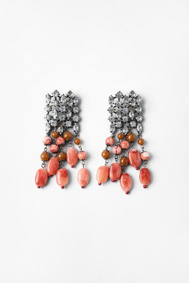 PENDIENTES CASCADA JOYAS PIEDRAS - Rosa de Zara