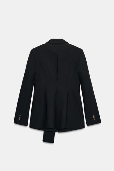 BUCKLE BLAZER - Black by Zara - Image 6