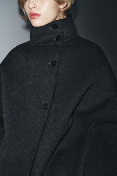 ZW COLLECTION WOOL JACKET - Dark grey by Zara - Image 2