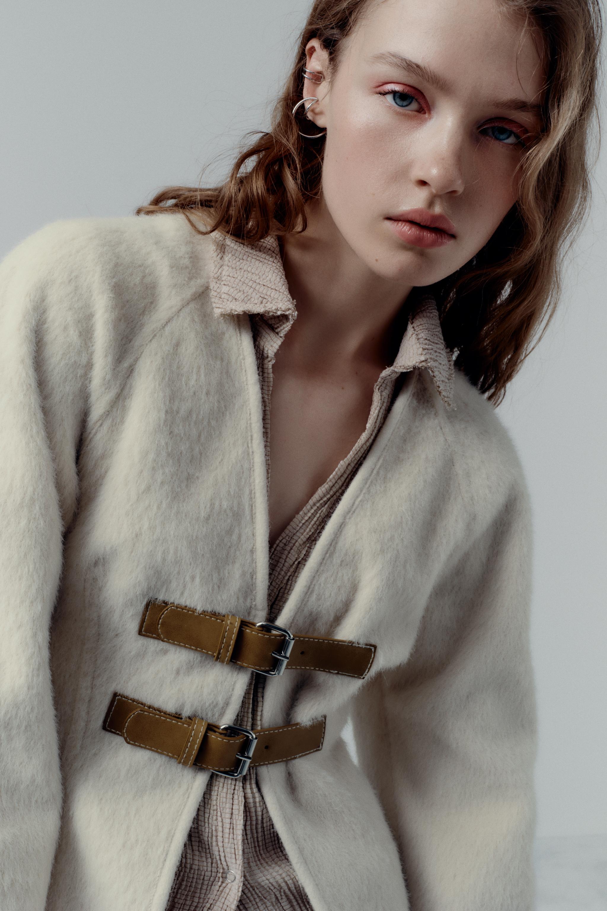 BELTED SOFT CARDIGAN - Ecru | ZARA United States