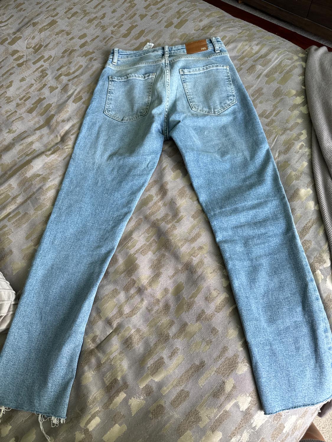 Z1975 FRAYED HEM JEANS - Image 3