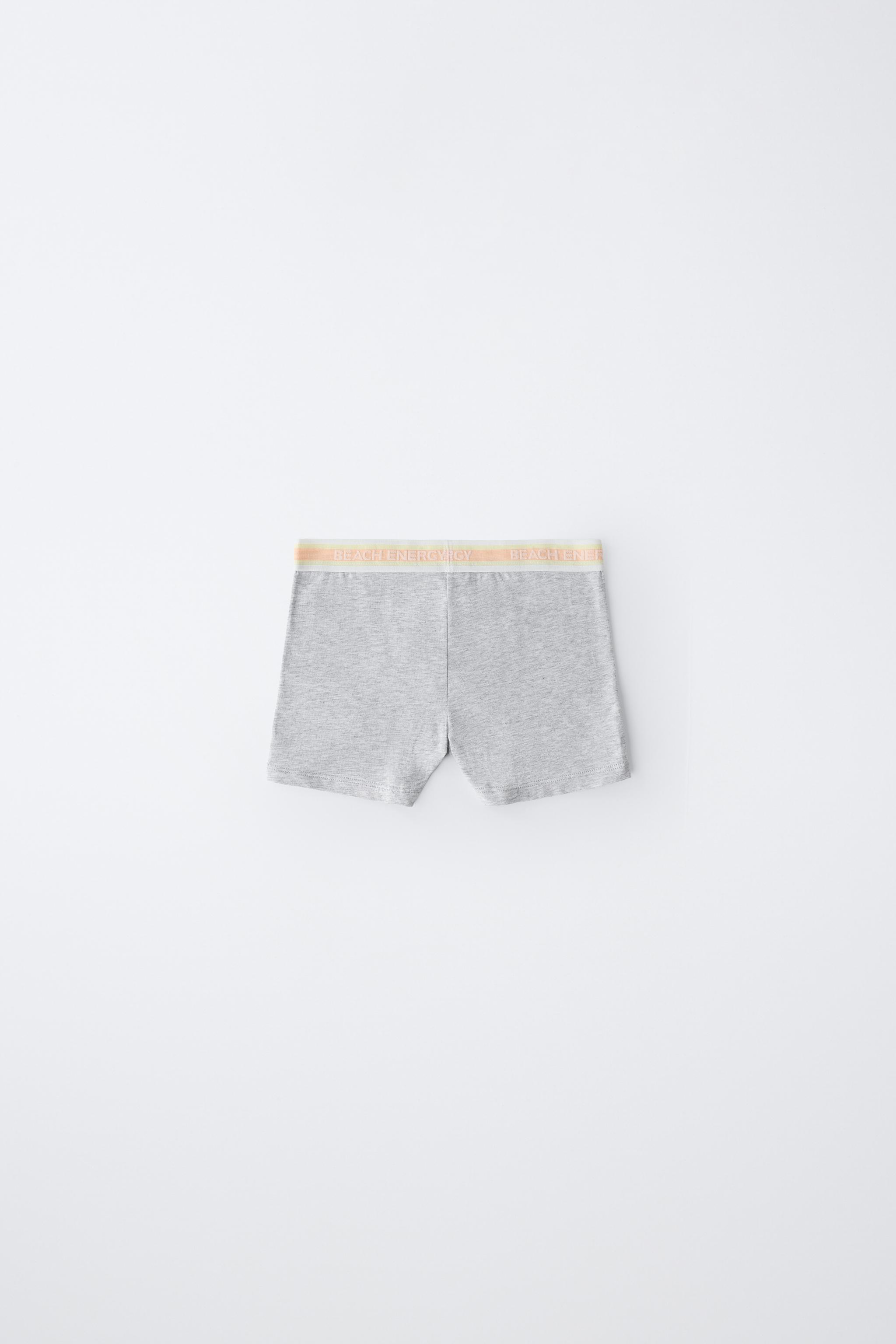 2-6 YEARS/ FIVE-PACK OF TEXT BOXERS