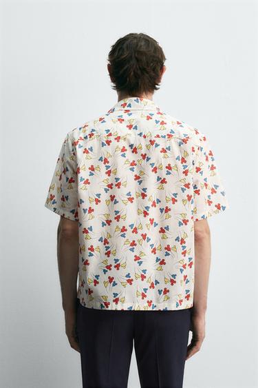 MICKEY MOUSE BALLOON SHIRT HARRY LAMBERT FOR ZARA X DISNEY - White by Zara - Image 2