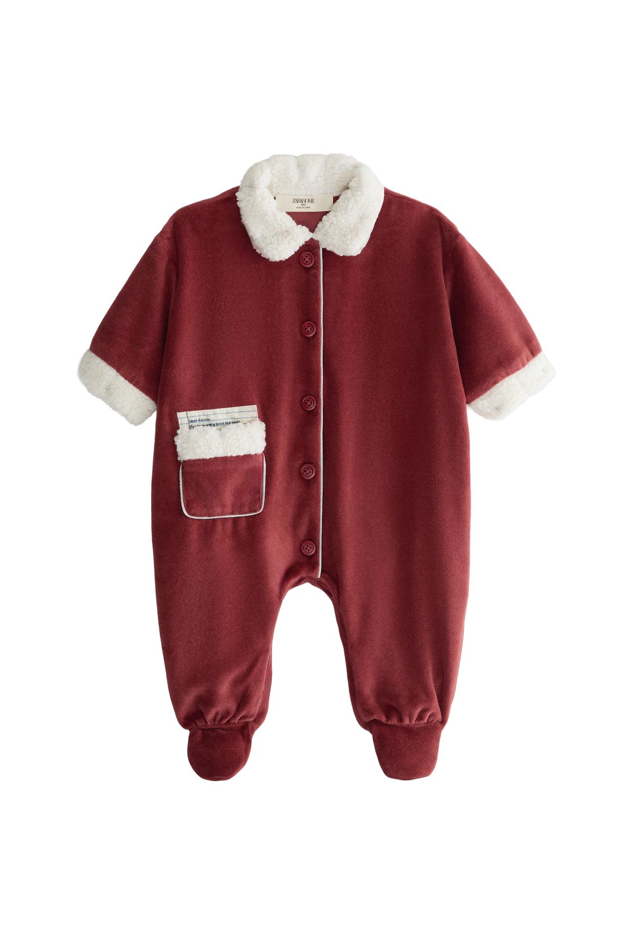 BABY FATHER CHRISTMAS ROMPER