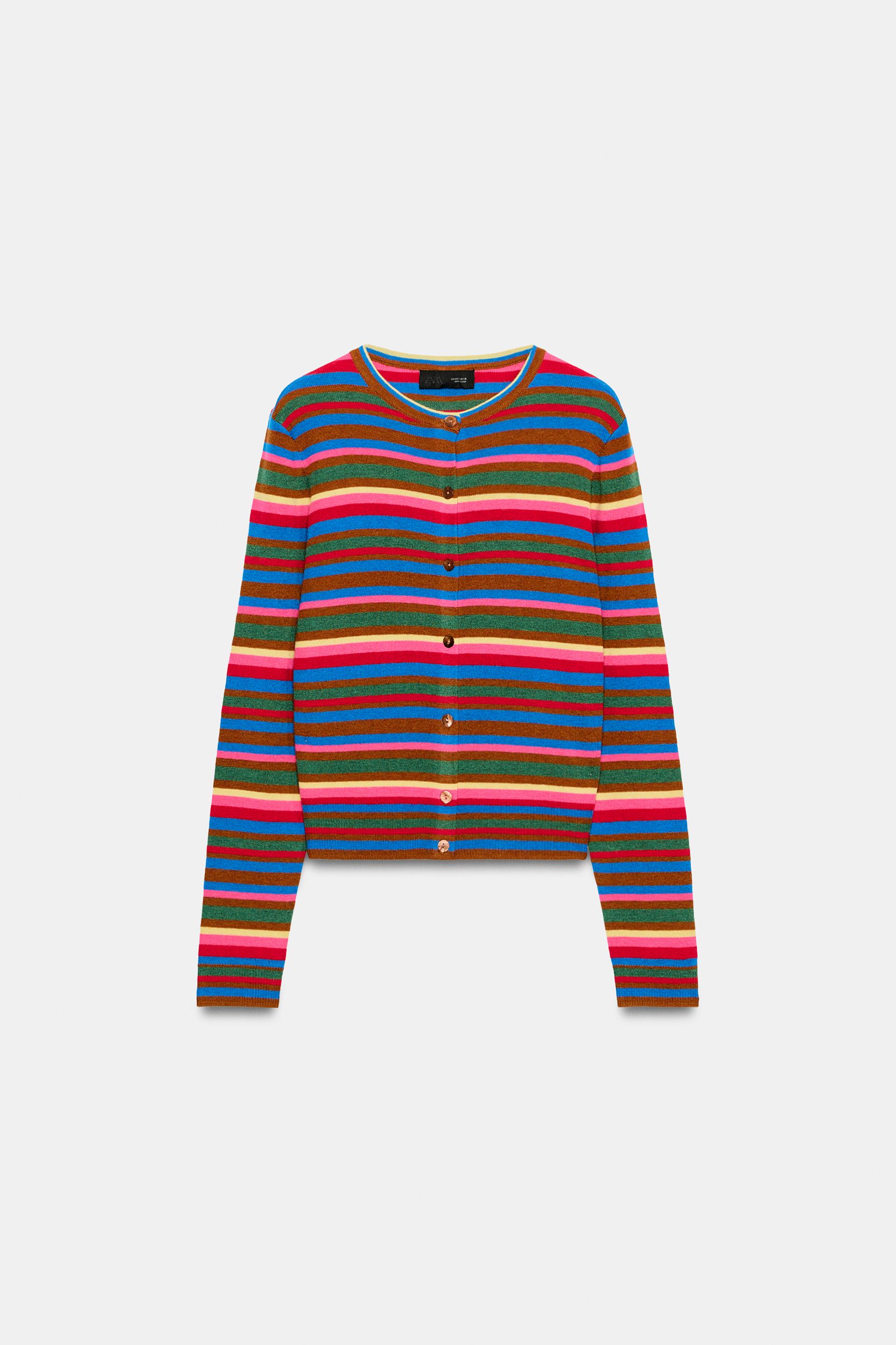 STRIPED CARDIGAN thumbnail 5