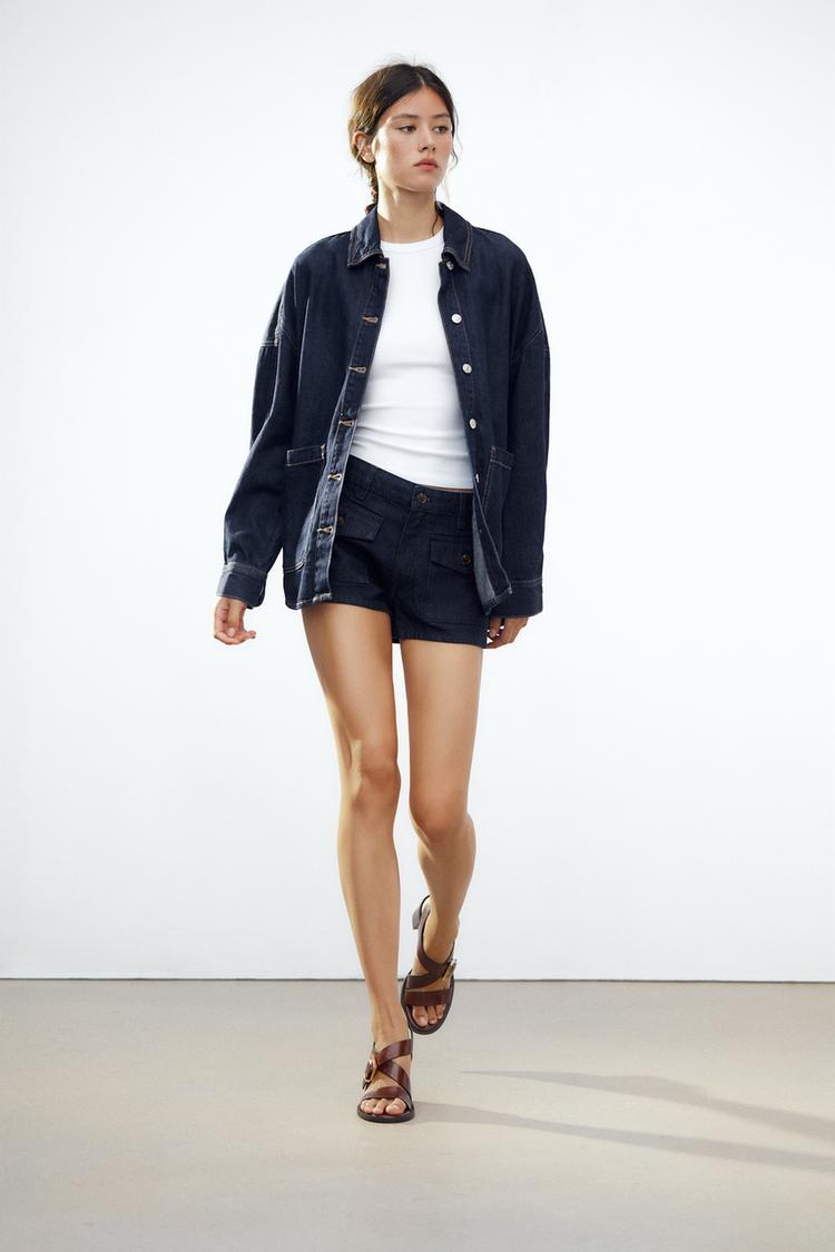 Denim Jacket Giubbino Jeans Corto Zara Zara Giacca Jeans Frange