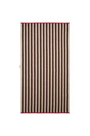 REVERSIBLE STRIPED BEACH TOWEL - Red by Zara