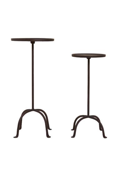 Zara AGED METAL AUXILIARY TABLE - Black