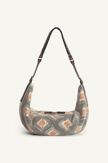 LIMITED EDITION FABRIC SHOULDER BAG - Multicoloured by Zara - Image 2
